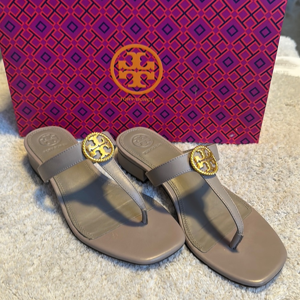 Tory Burch Braided Benton Thong Sandals